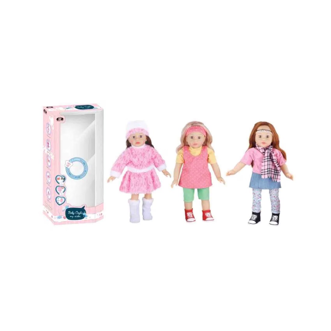 Power Joy Baby Cayla Mygenera Baby Doll Multicolour 46cm