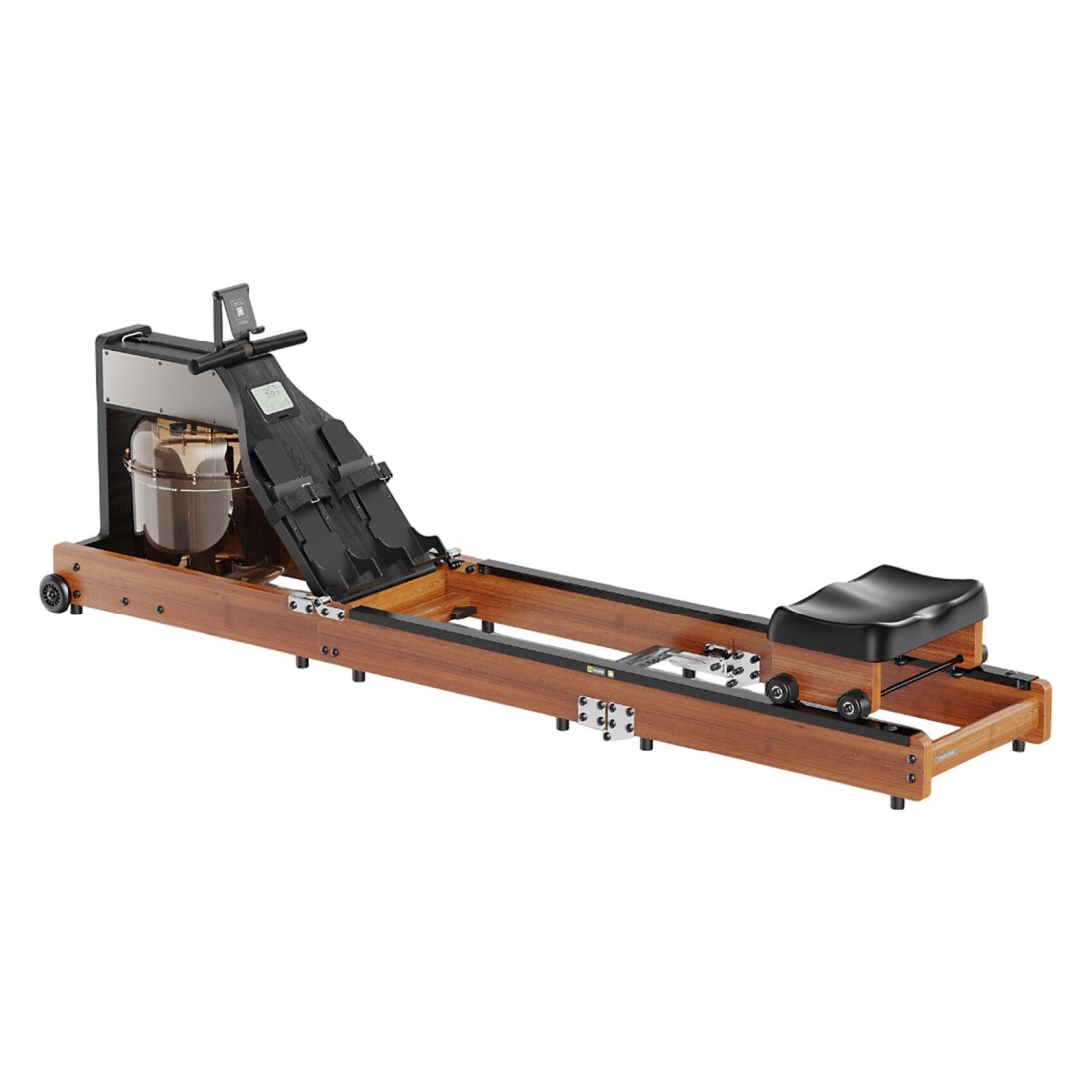 Kingsmith Water Resistance Rowing Machine, 68x58x50cm, Dark Brown