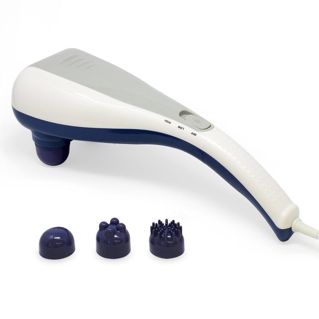 Sprintee Dual Head Massager, Powerful Handheld Neck Back Massager Deep Tissue Percussion Massage for Shoulder, Leg, Foot, Muscles, Electric Double Head Full Body Massagers