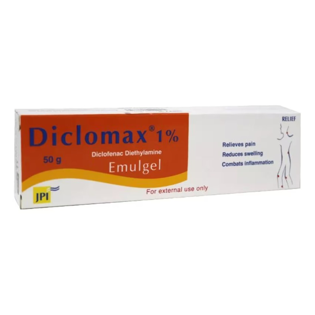 Diclomax 1% Diclofenac Diethylamine Emulgel 50g