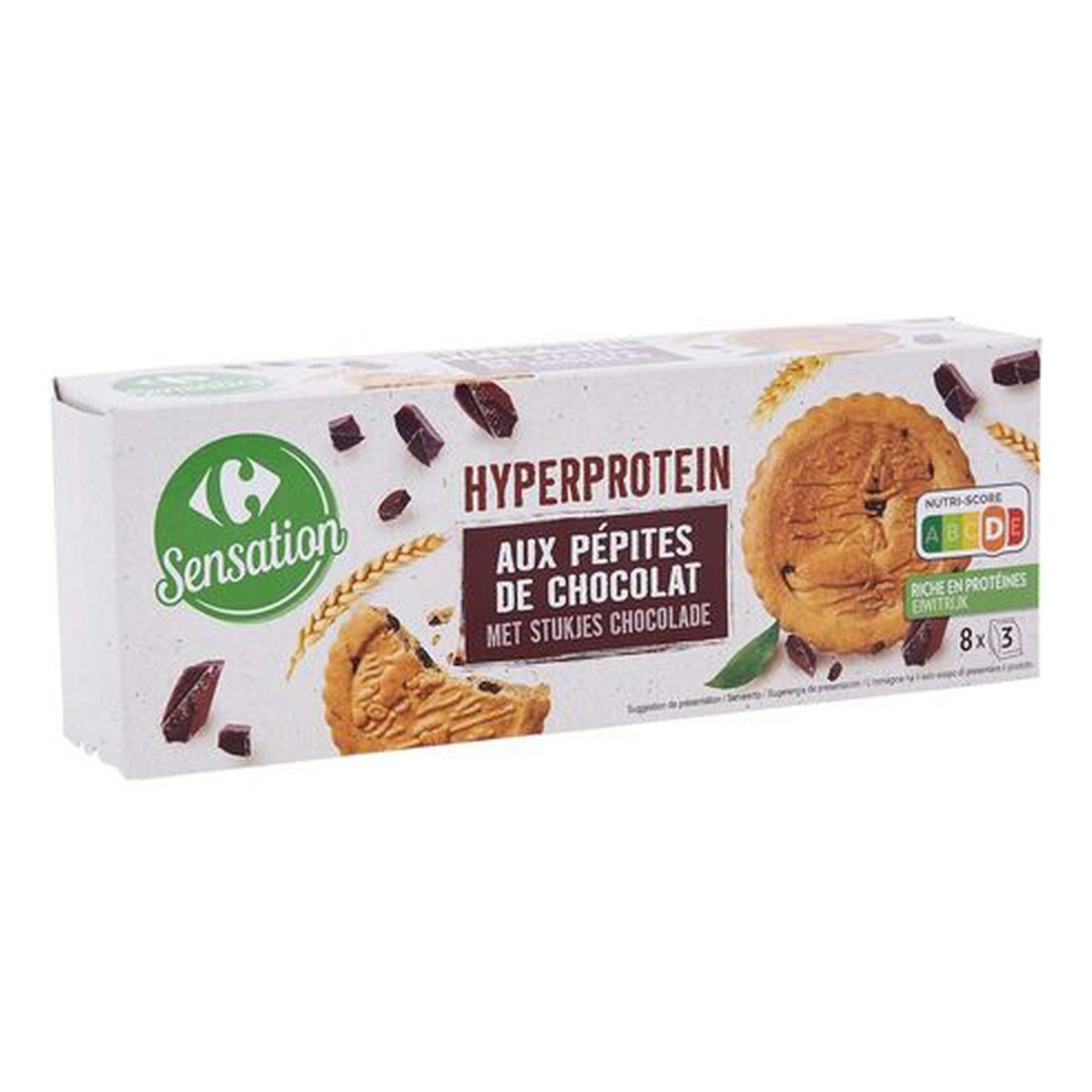 Carrefour Sensation Hyperprotein Chocolate Chip Cookies 140g