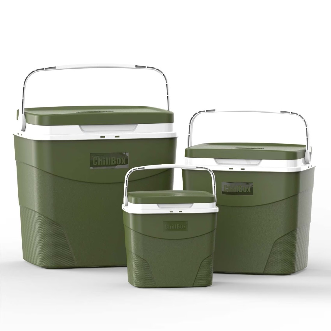 Cosmoplast 3-In-1 Chillbox Icebox IFEPCB075HG Hunter Green 4L+12L+24L