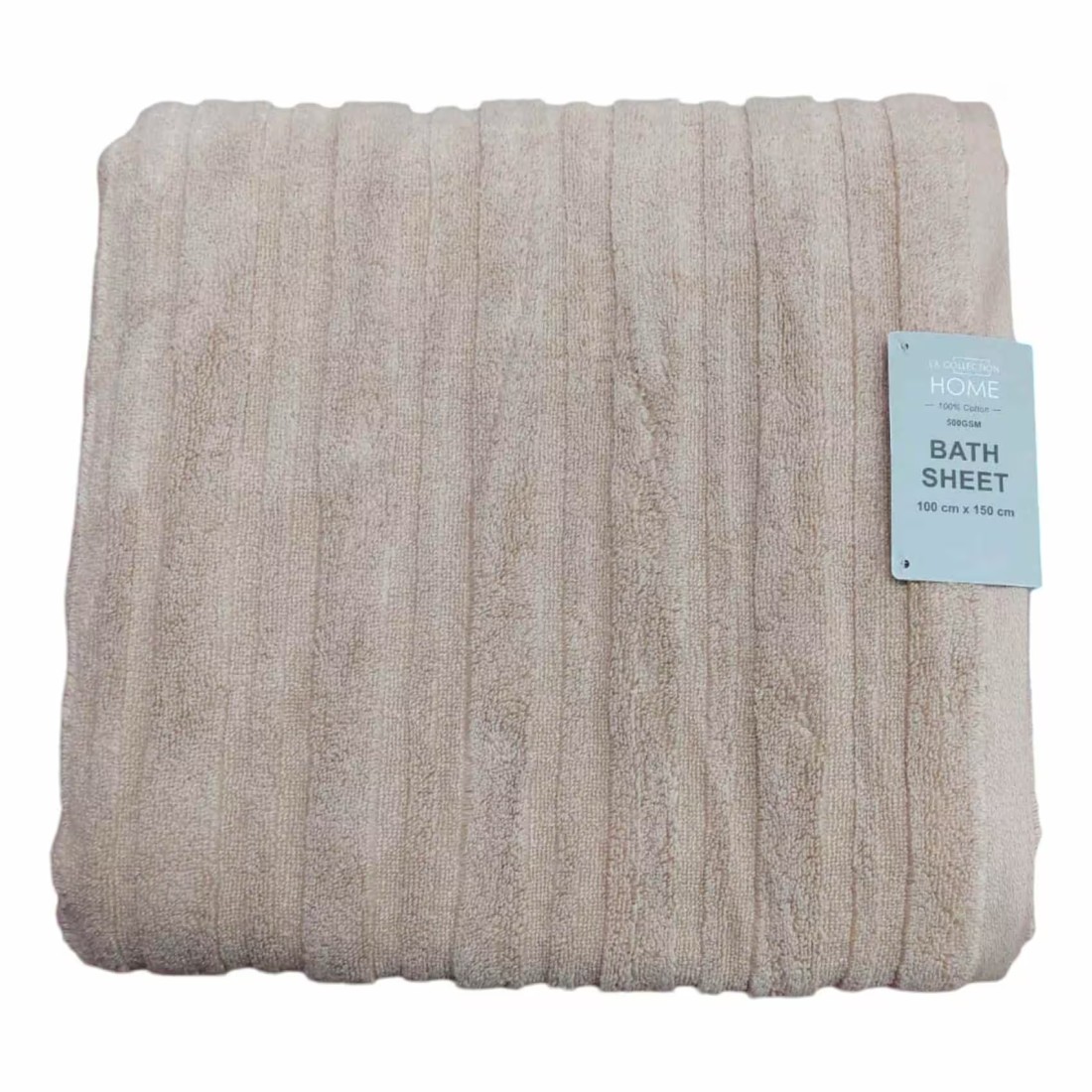 La Collection 500 GSM Cotton Zero Twist Bath Towel 22001155 Beige 100x150cm