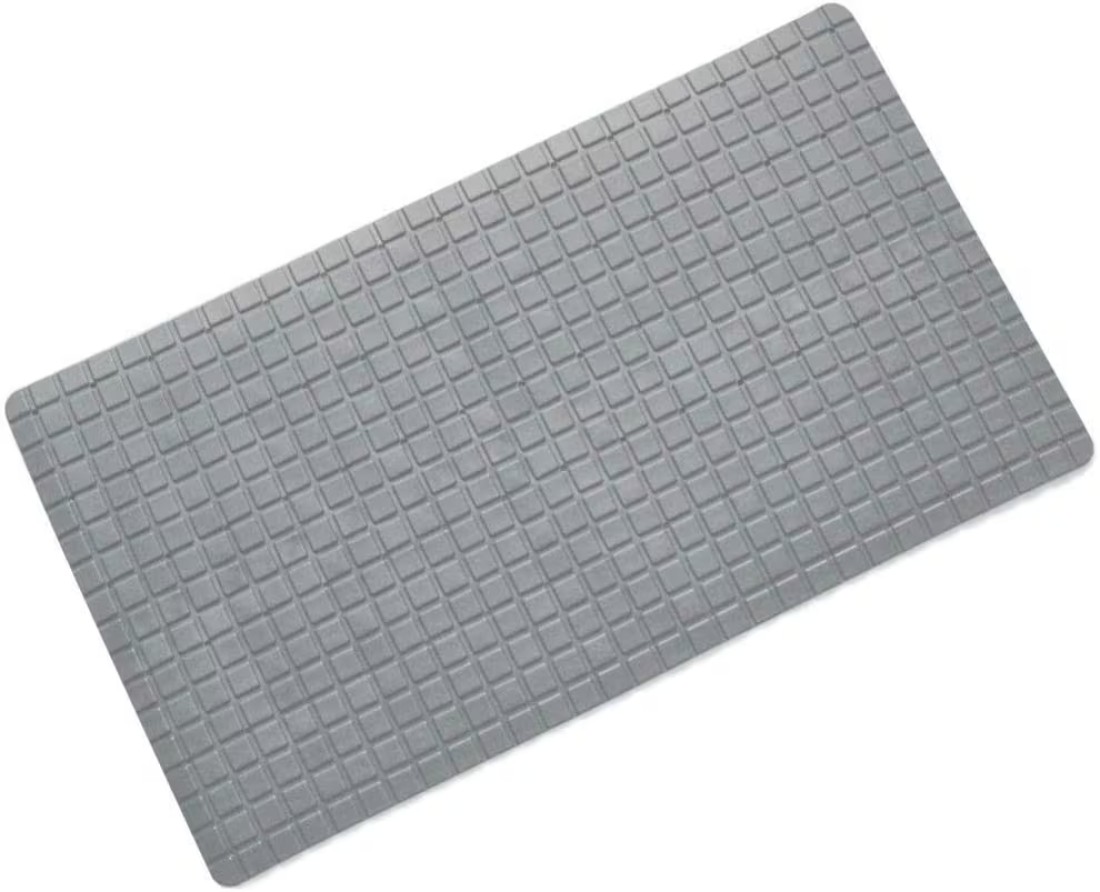 Aiwanto 1 Pc Grey Bathroom Mat Shower Mat Non Slip Bathroom Mat Bathtub Mat Washroom Mat