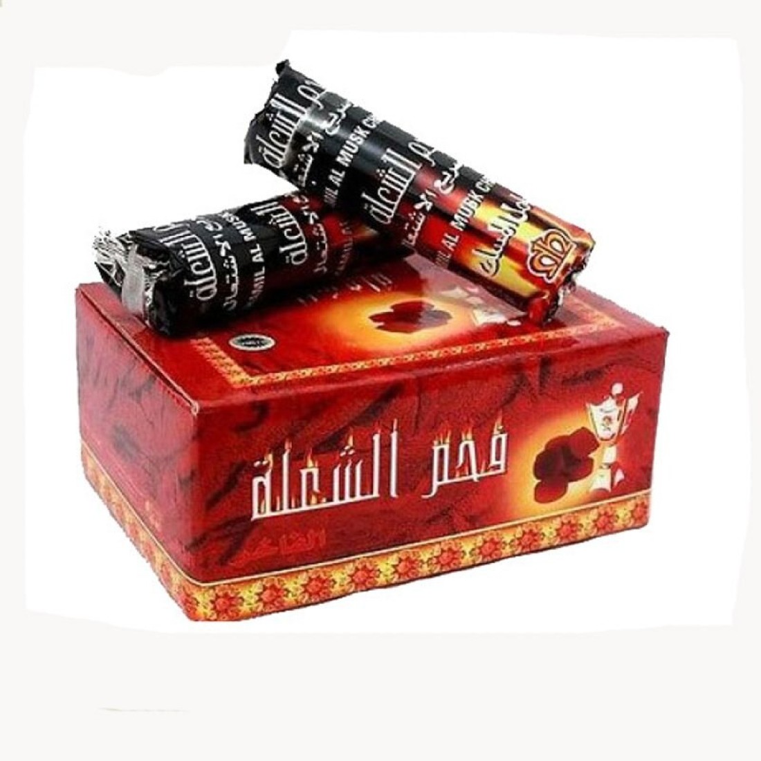 Go2camps Alshoala Charcoal, 100 PCs, Bakhoor Coal Hamil Al Musk