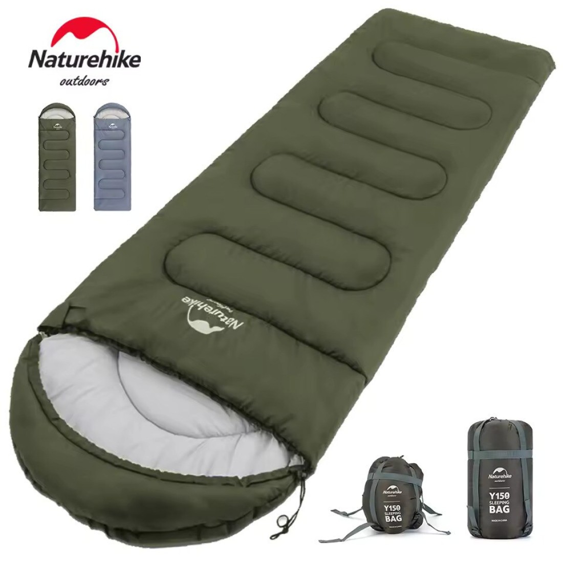 Naturehike Y150 Ultralight Cotton Sleeping Bag - Comfortable Outdoor Camping, Hiking, & Home Leisure Sleeping Bag Portable, Breathable & Lightweight