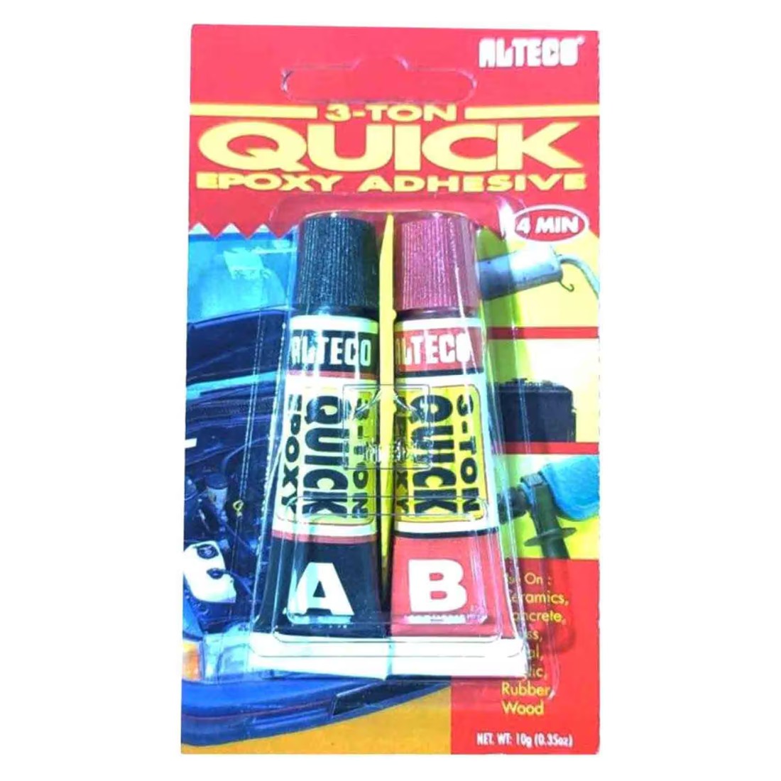 Alteco Quick Epoxy Adhesive Glue Multicolour 10g 2