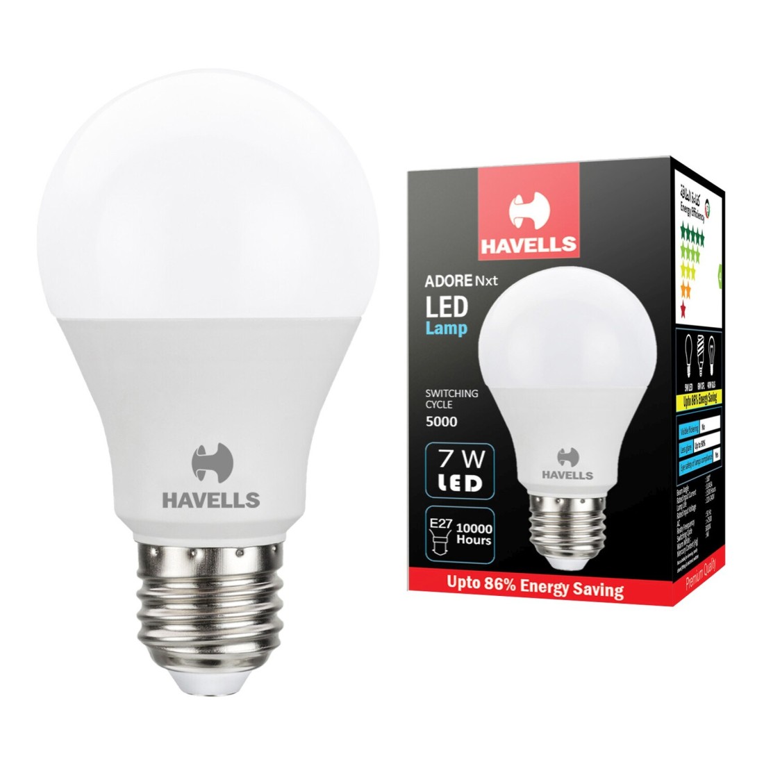 Havells Adore Nxt LED Lamp Bulb Day Light 7W E27