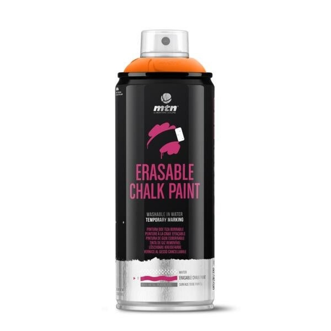 Montana Colors MTN PRO Erasabable Chalk Paint - Orange - Spray Paint Matt 400ml