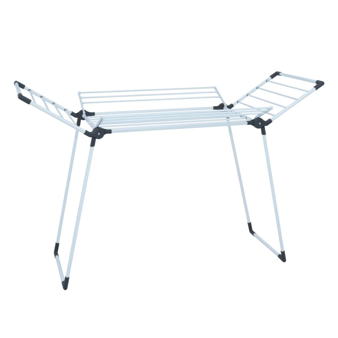 Winsor Cloth Drying Foldable Stand 21 Meters Strong and durable tubes with Rust Proof Powder Coating Clothes Dryer Drying Stand Laundry Heavy Duty Clothing Racks - WR80827 White