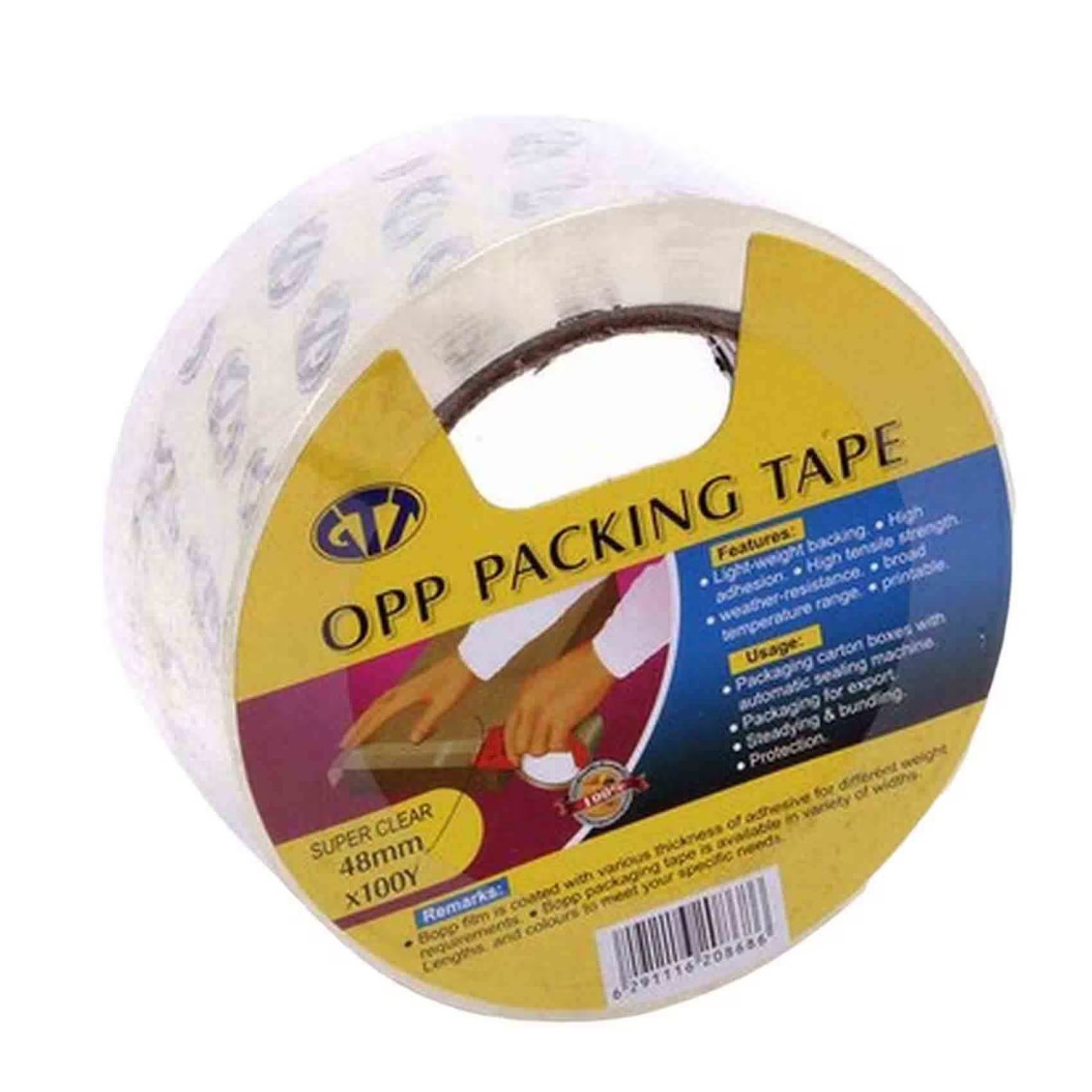 GTT Opp Packing Tape Clear 48mmx50m