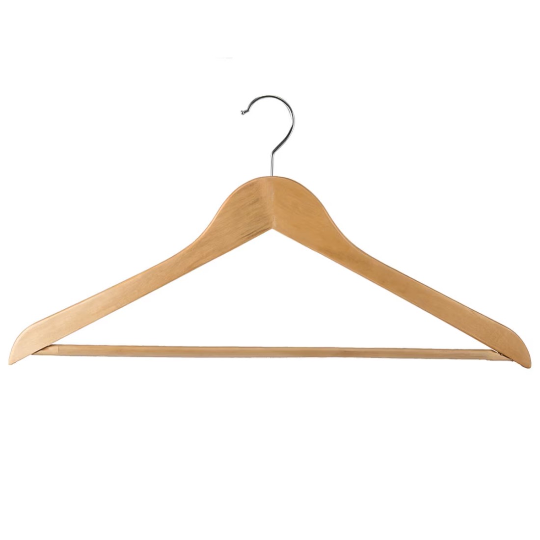 Wenko Beech Coat Hangers (Pack of 8)