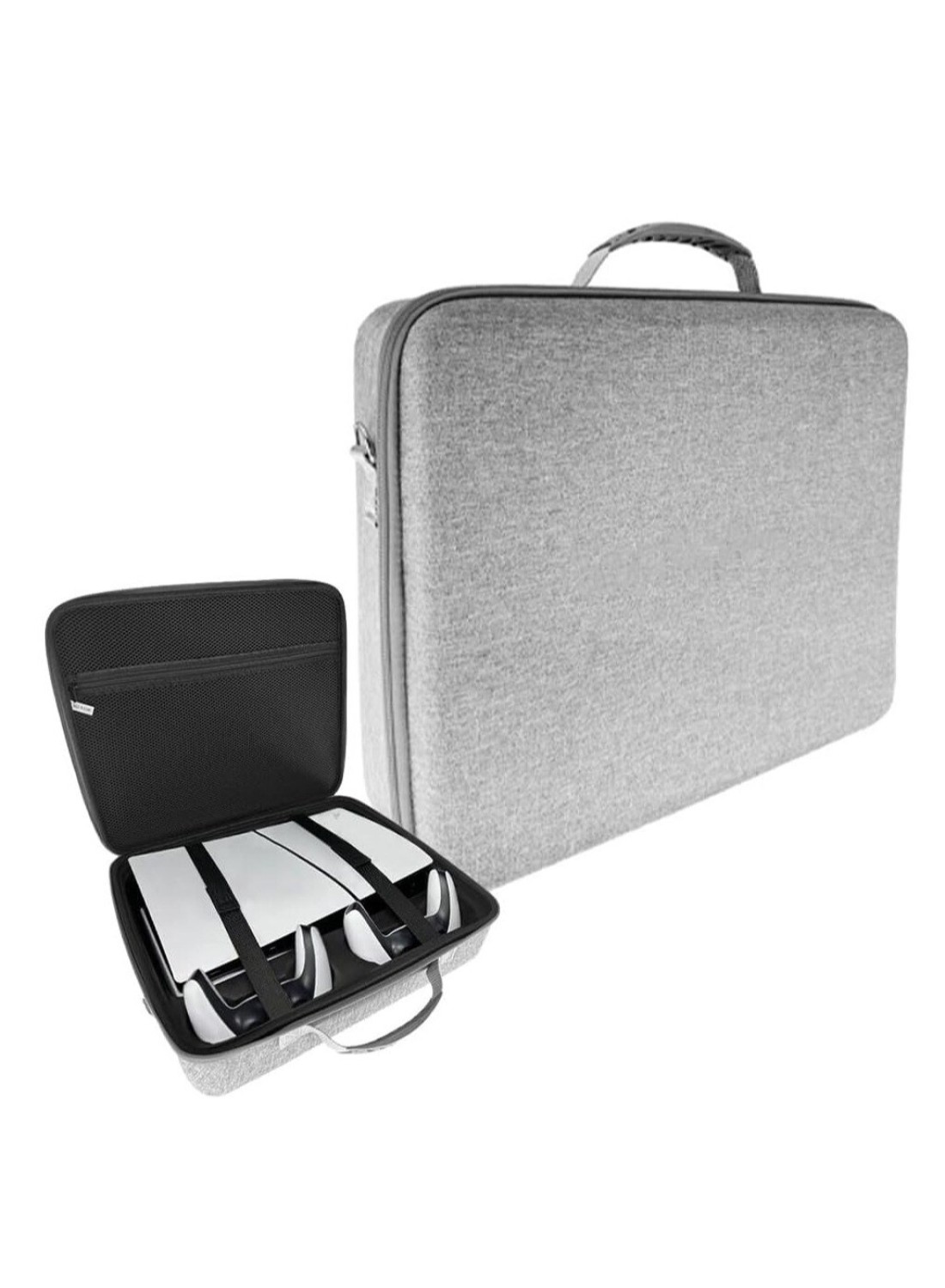 Radiotronics Host storage bag for PS5 Console, Travel Suitcase, Portable Storage Backpack, Scratch-Resistant Portable Storage Bag, remote control (Black)