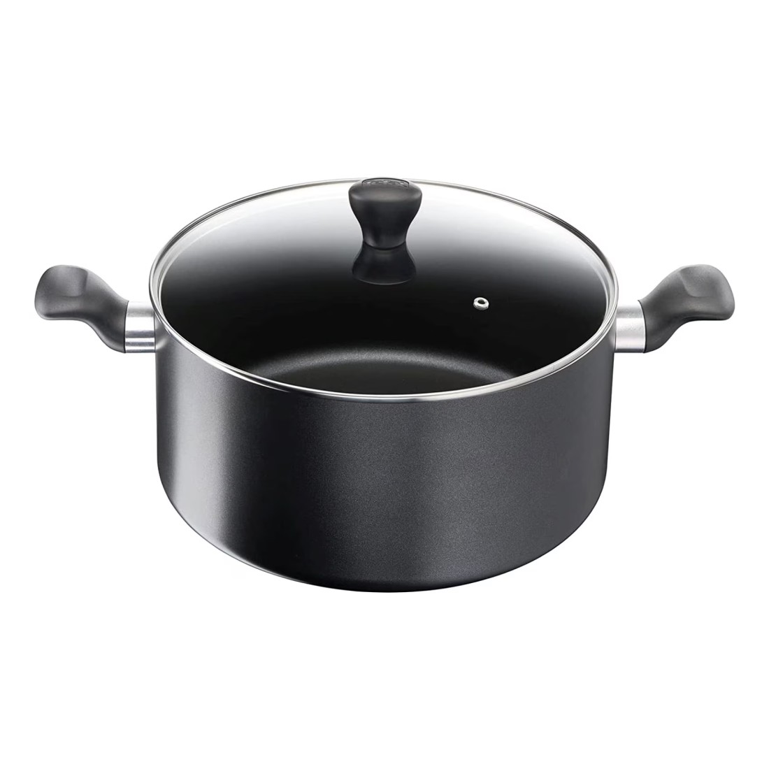 Tefal G6 Super Cook Stew Pot With Lid Black 30cm