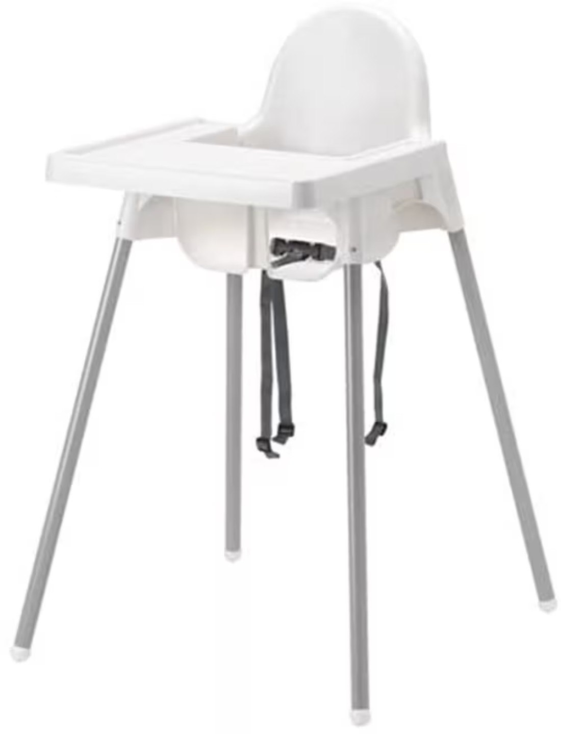 LANNY Baby High Chair JEICO with tray and seatbelt White