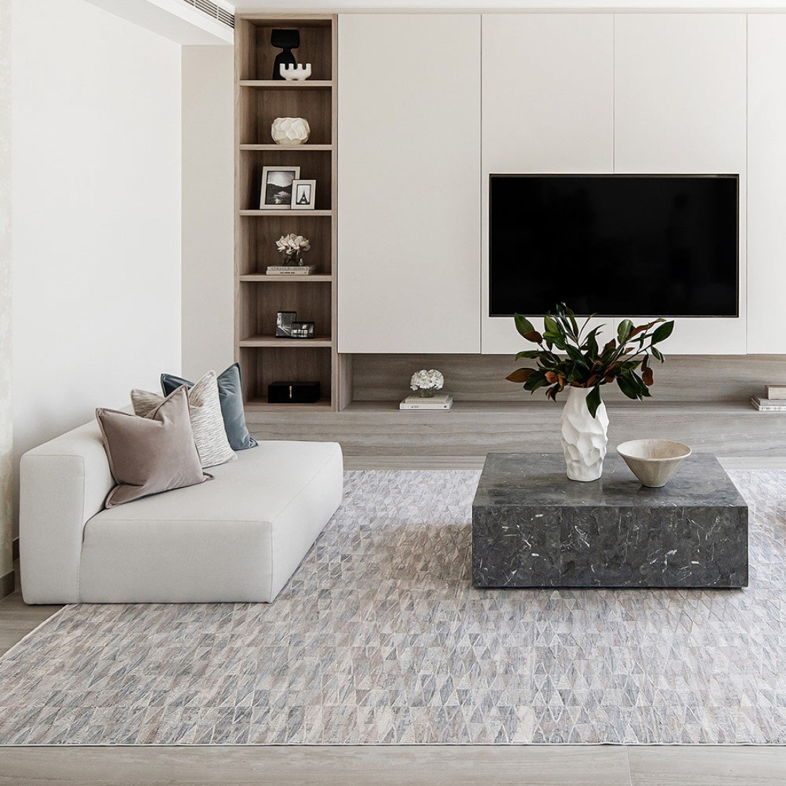 Savanna Sky 150 x 100 cm Carpet Knot Home Designer Rug for Bedroom Living Dining Room Office Soft Non-slip Area Textile Decor