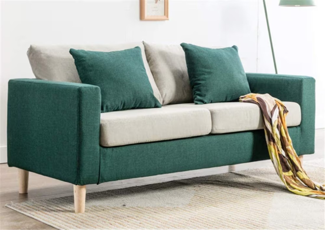 Living Room Sofa Office Sofa Bed Lounge Couch Sofa Bed,Darkgreen