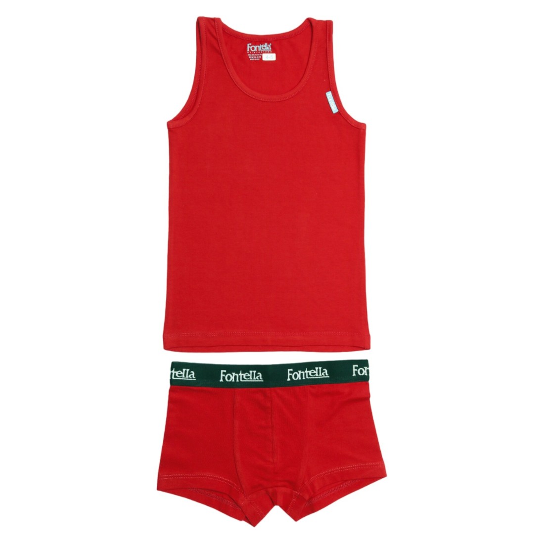Fontella Cotton Underwear Set for Boy 800604 Red 4 Years
