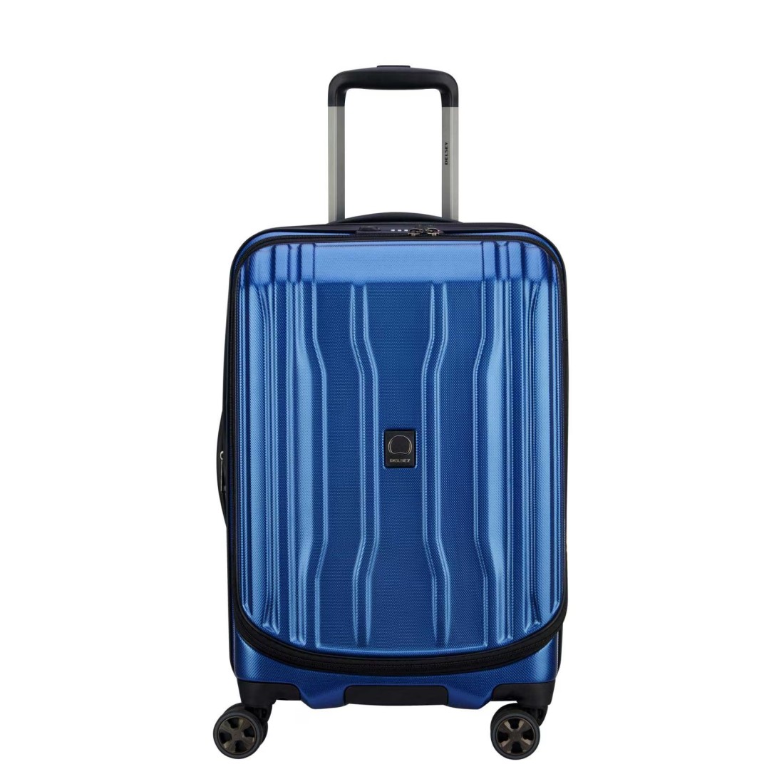 Delsey Cruise 4 Wheel Hard Casing Cabin Trolley 58cm Blue