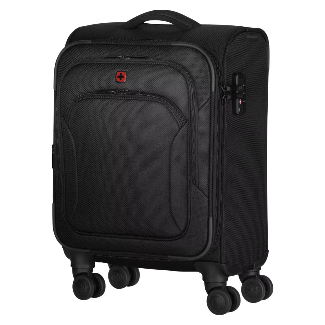 Wenger Vibrave 4 Wheel Soft Casing Luggage Trolley Black 91cm