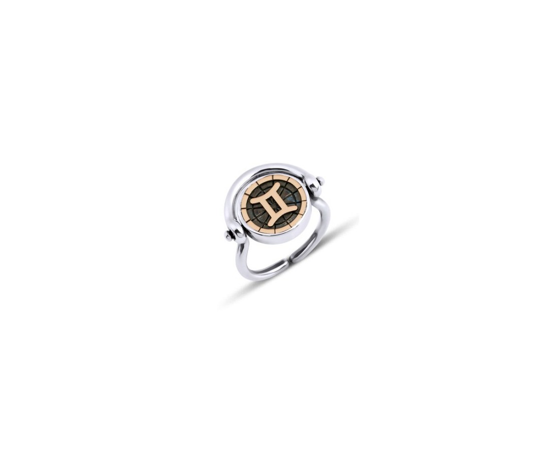 Biggdesign Gemini Silver Ring for Women