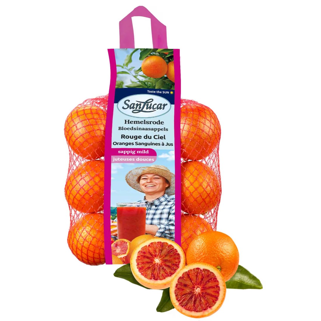 Sanlucar Red Orange Bag