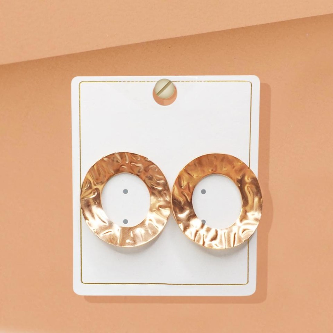 Aiwanto Small Hoop Beautiful Earring Rose gold Earrings Gift for Women's
