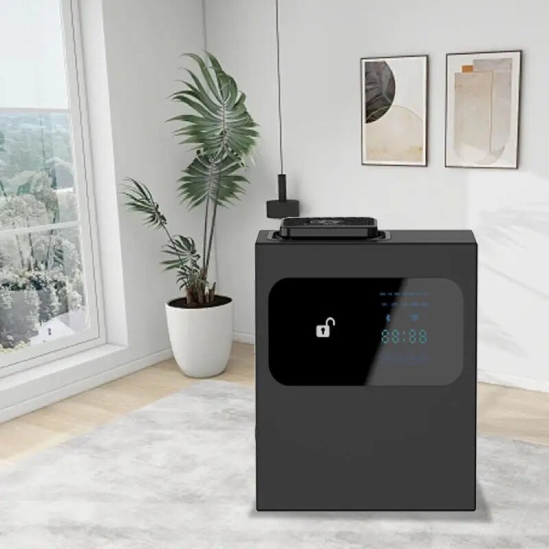 Diffuser System 600m³ Smart Lock Metal Aroma Diffuser - Electric Fragrance Oil Diffuser for Cinema, Offices, Hotels, and Large Spaces - Ultra Quiet, Stylish,