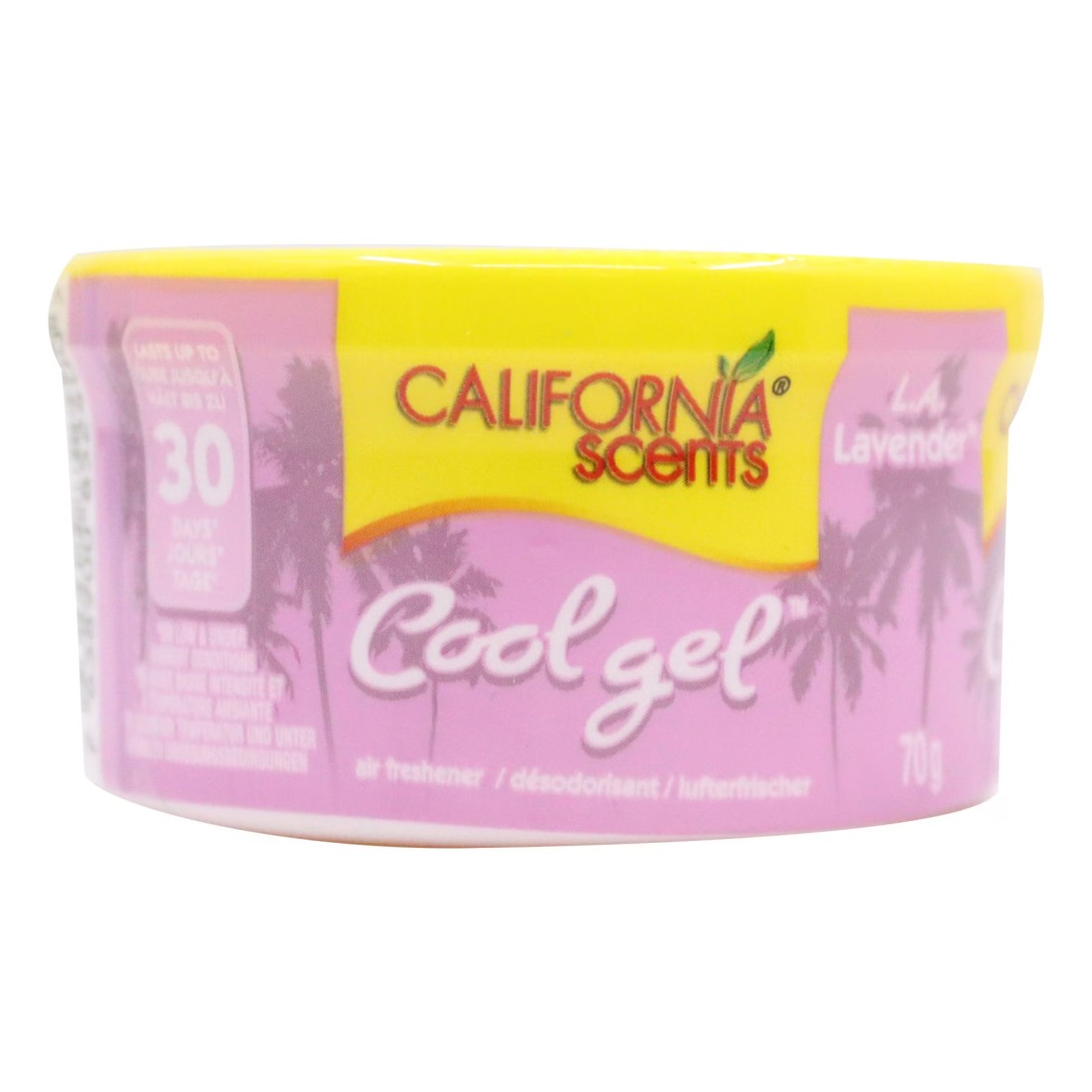 California Scents L.A Lavender Cool Gel Air Freshener Clear 70g