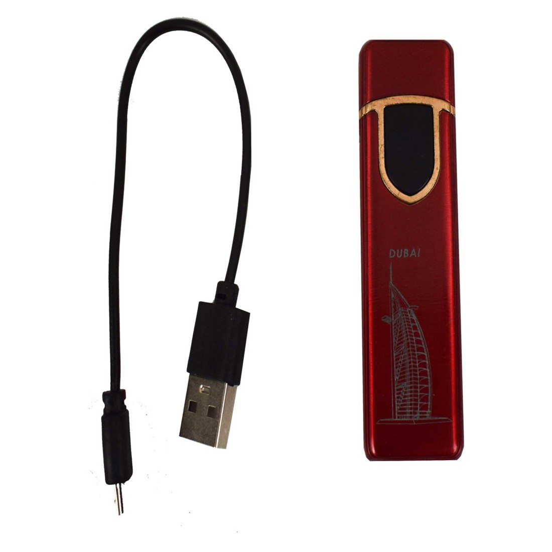أهلاً الإمارات العربية المتحدة ولاعة عصرية بمنفذ USB قابلة للشحن بتصاميم متنوعة