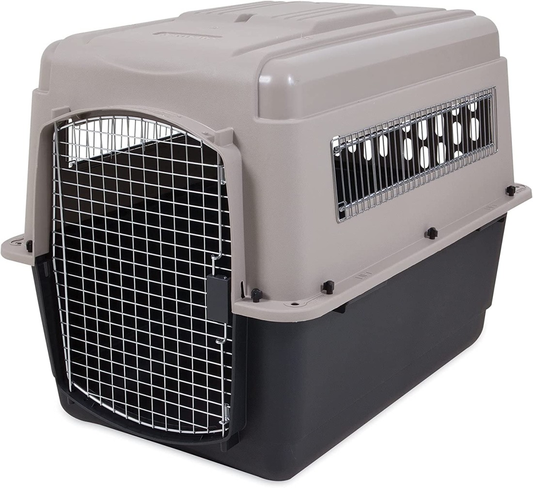 PETMATE ULTRA VARI KENNEL FASHION 36" 50-70lbs ~ TAUPE & BLACK