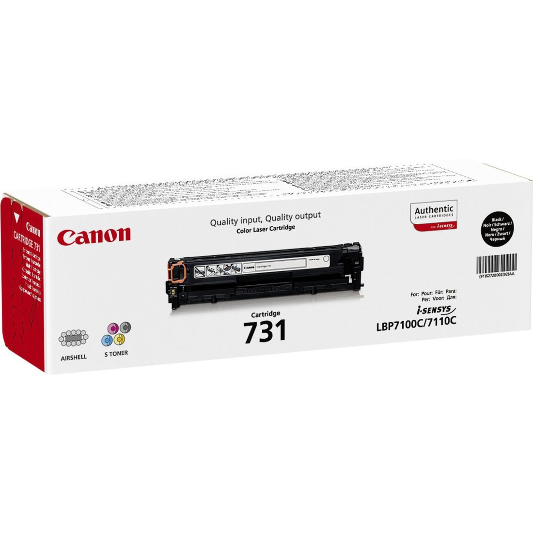 CANON TONER 731 BLACK