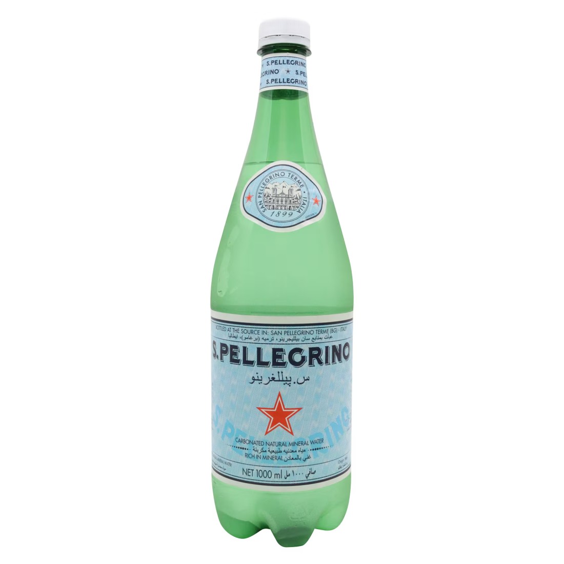 San Pellegrino Carbonated Natural Mineral Water 1L