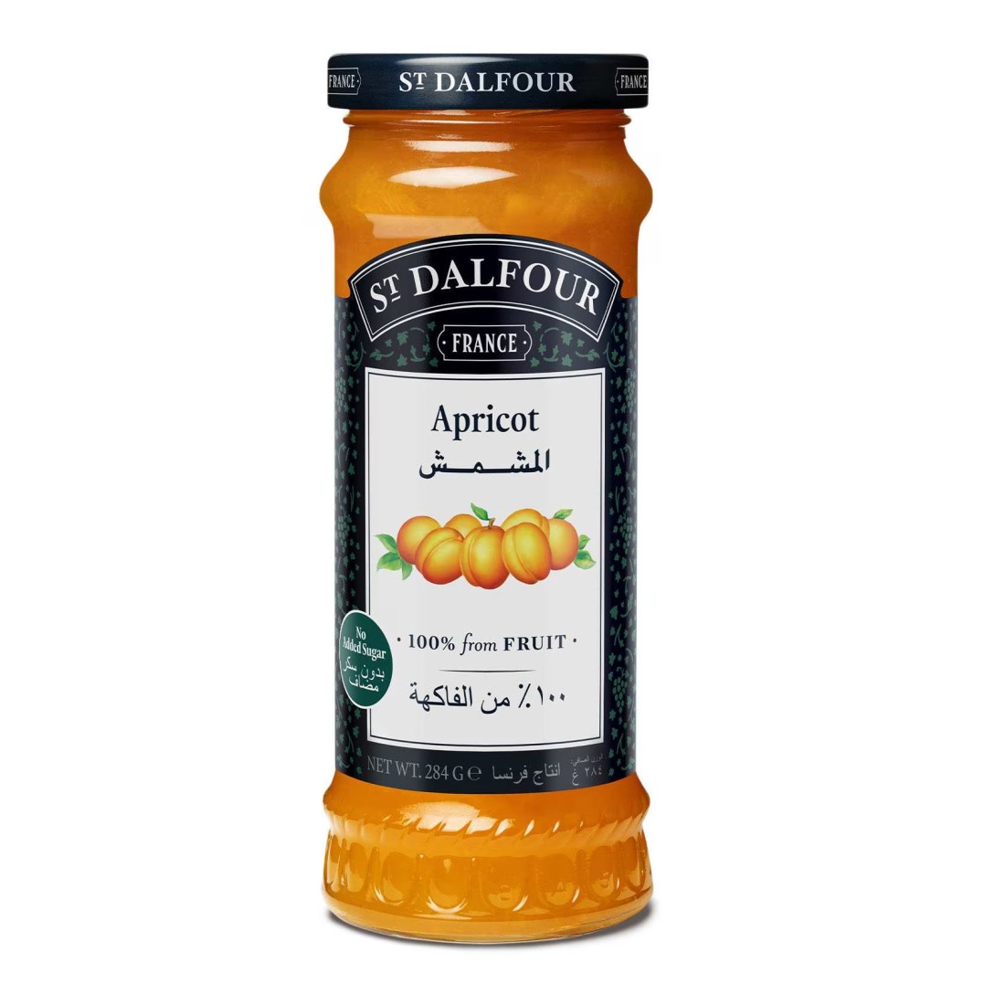 St. Dalfour Thick Apricot Fruit Jam 284g