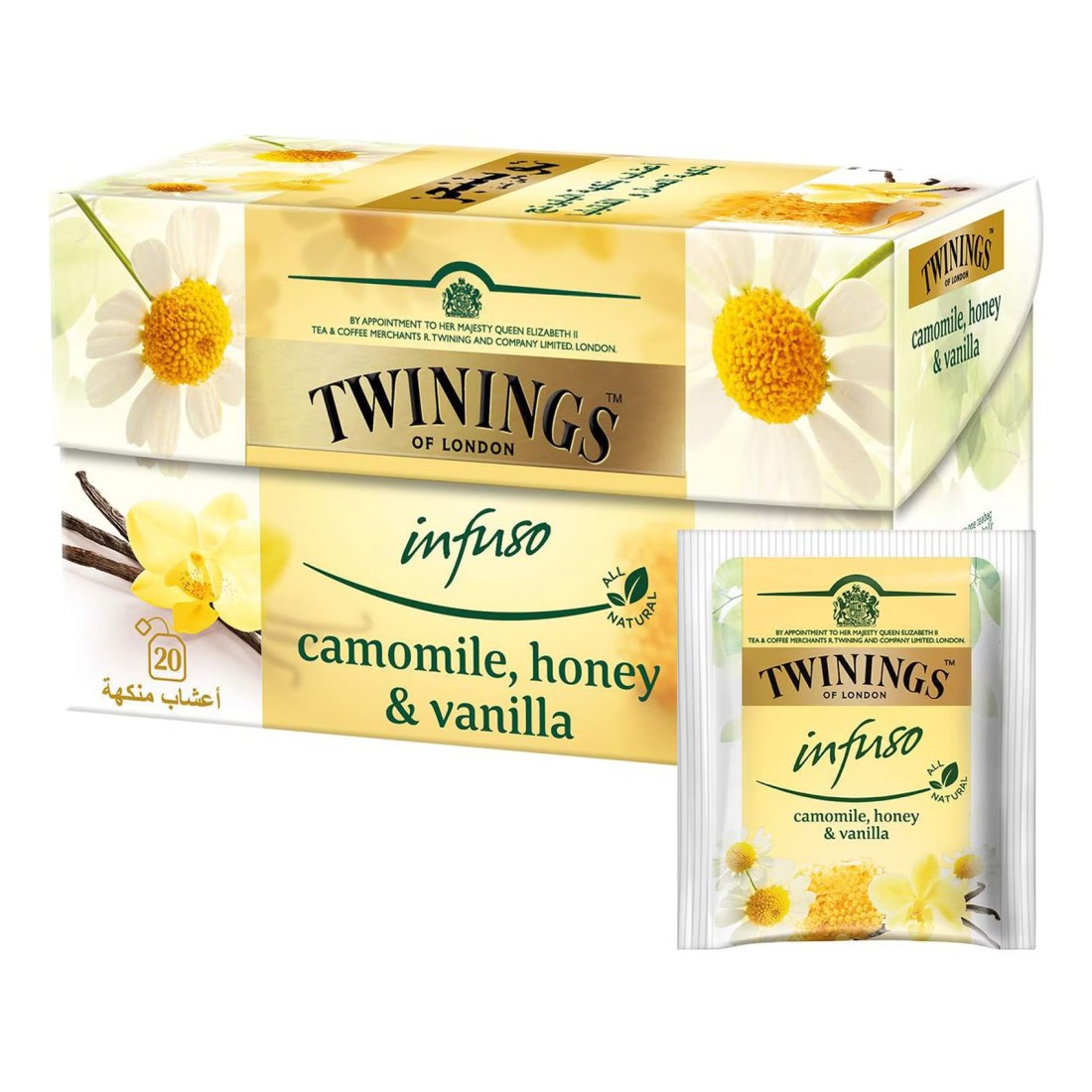 Twinings Infuso Camomile and Honey with Vanilla Tea Bags 20 Tea Bags