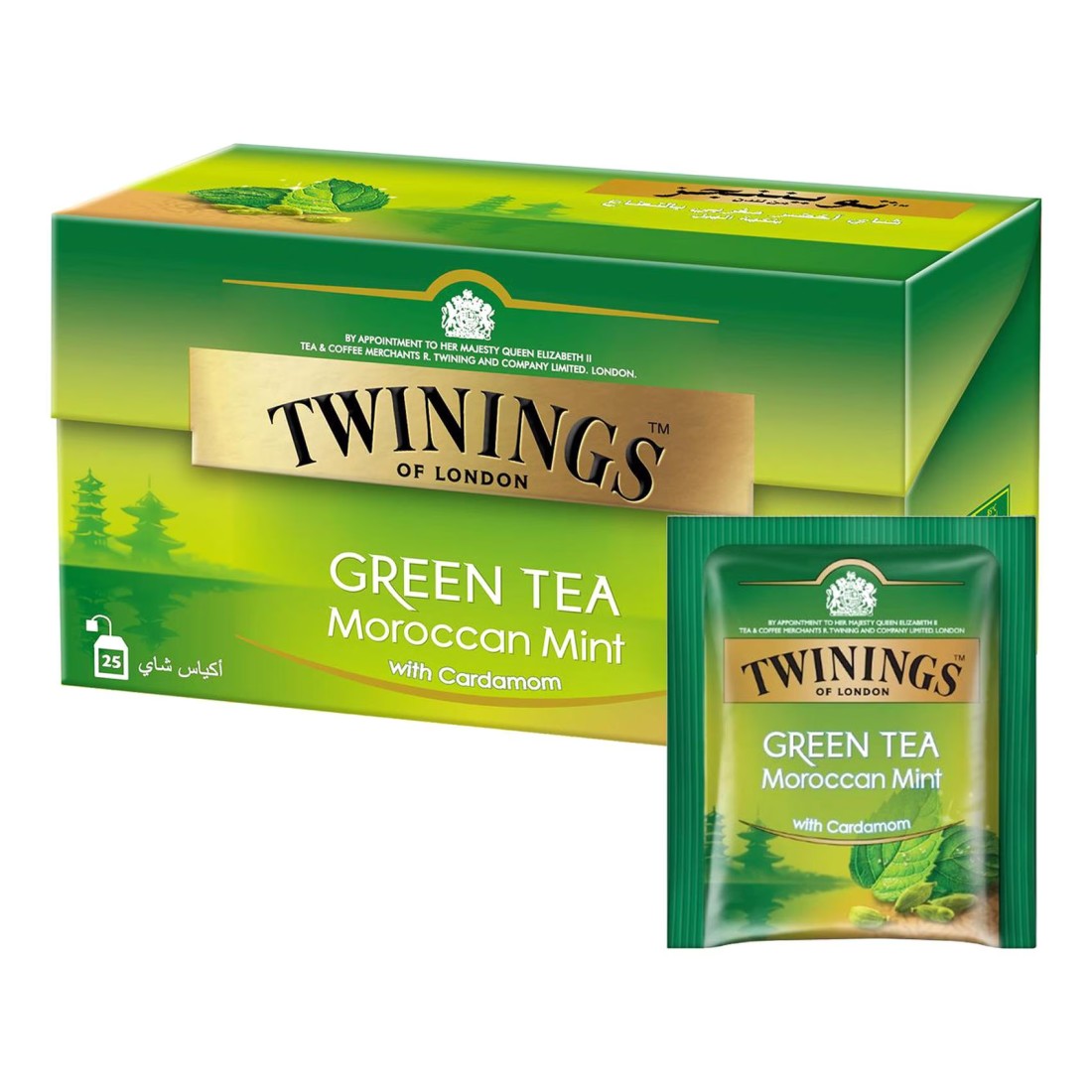 Twinings Moroccan Mint with Cardamom Green Tea Bags 25 Tea Bags