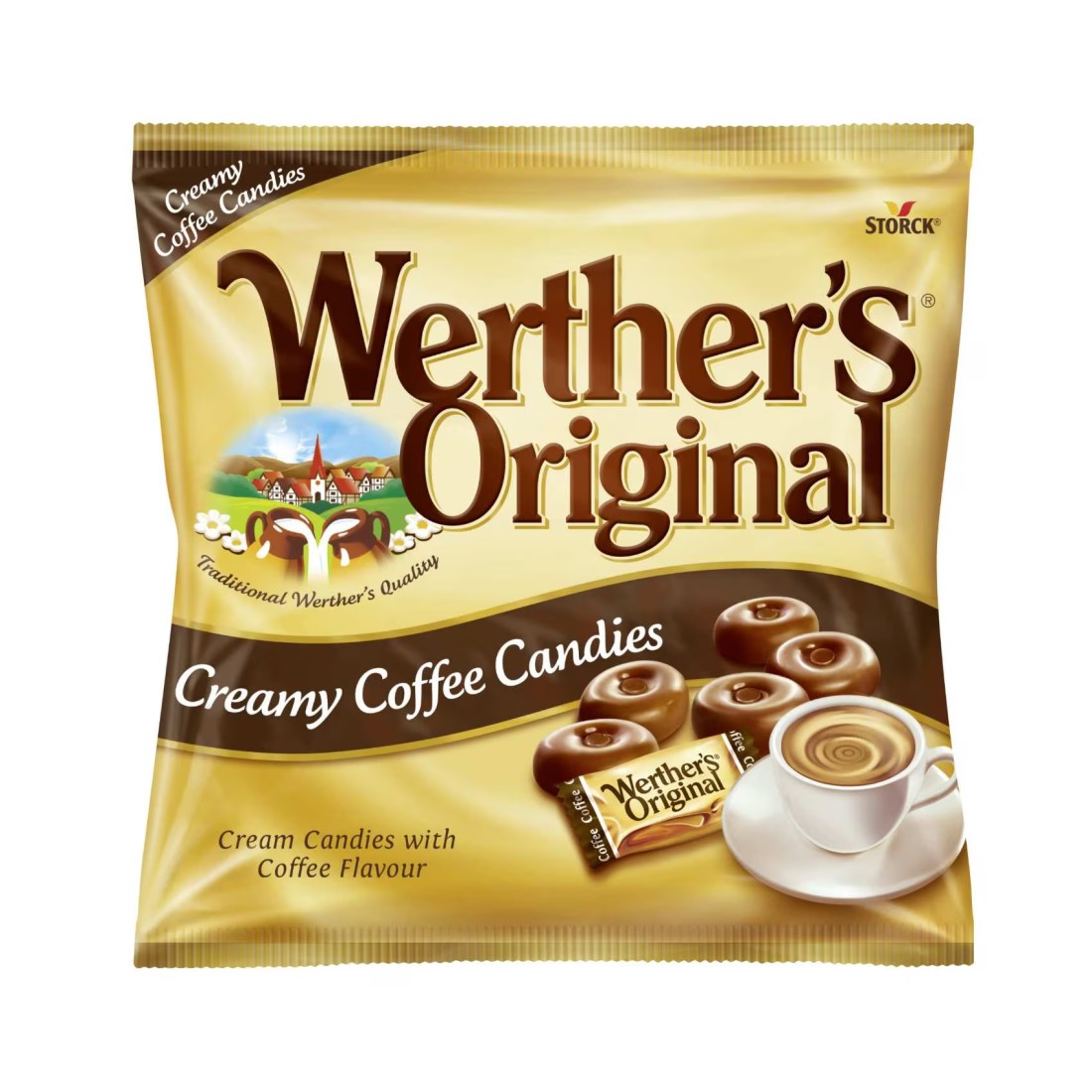 Storck Werther&#39;s Original Creamy Coffee Candies, 125g