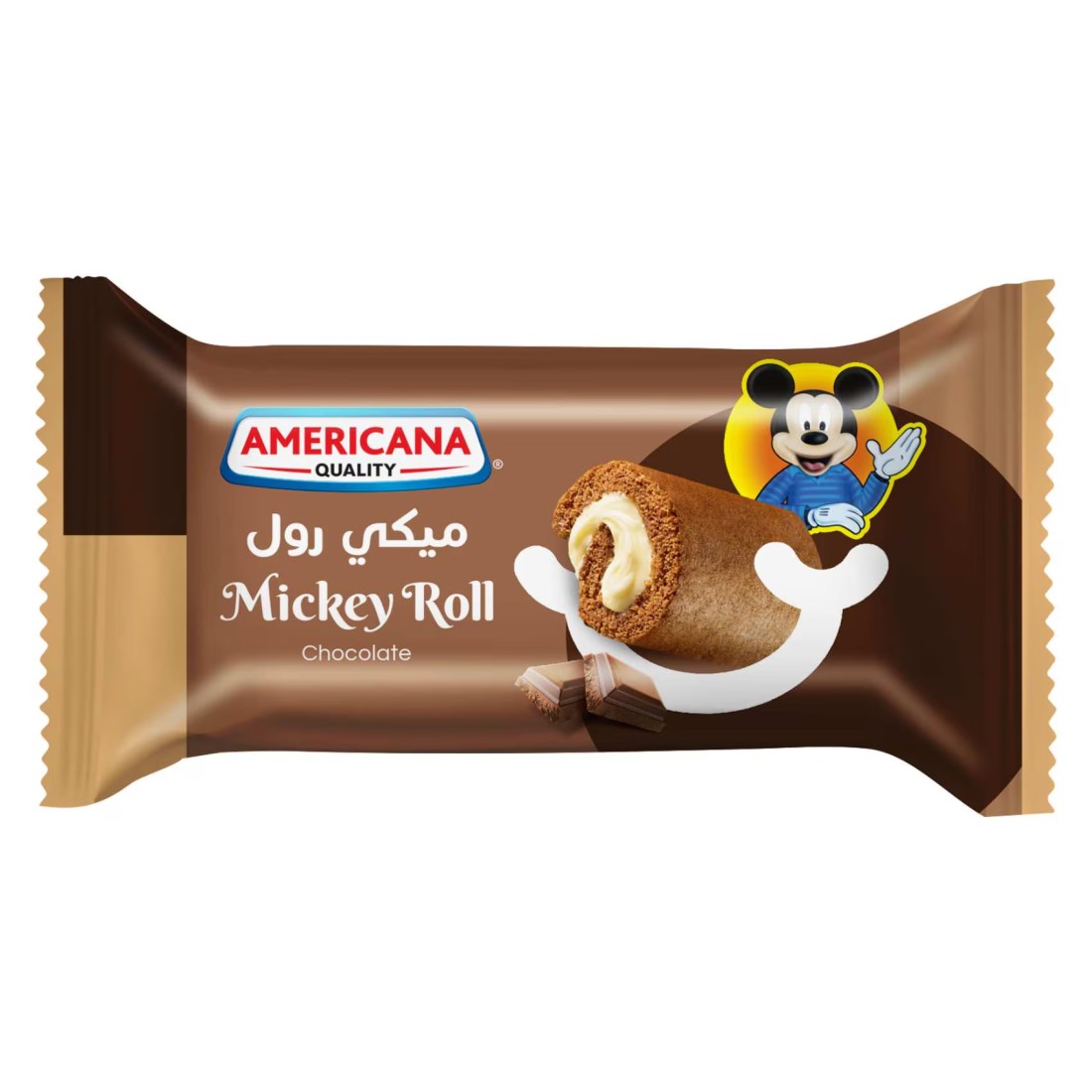 أمريكانا سويس رول - شوكولاتة إصدار ميكي ماوس 20 غرام
