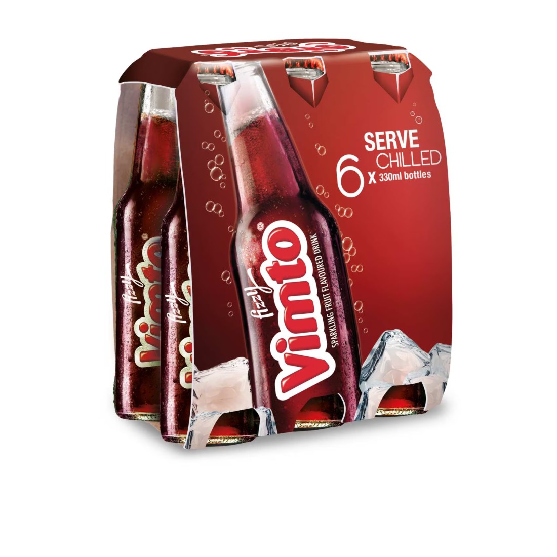 Vimto Sparkling Soft Drink 330ml Pack of 6