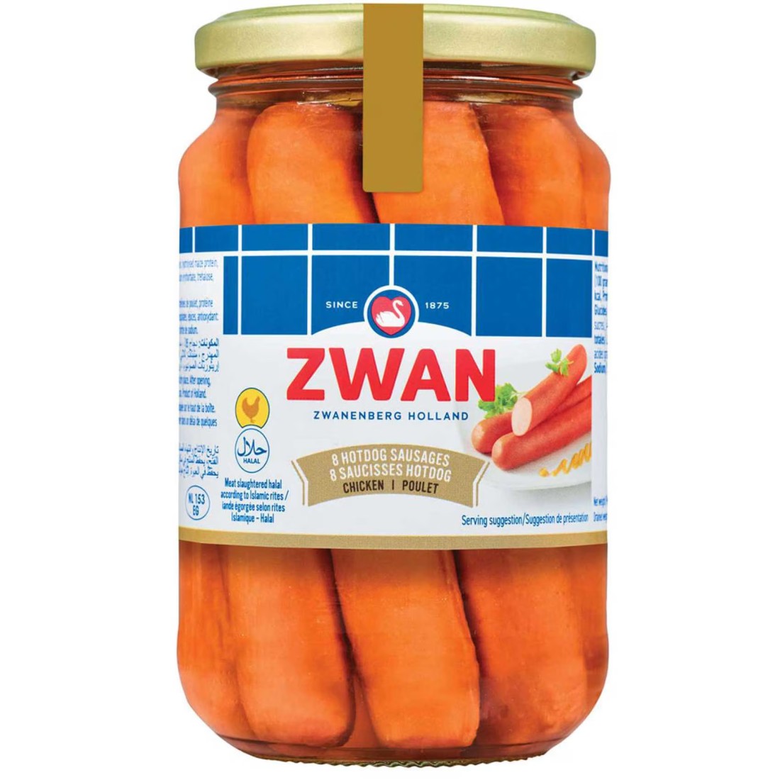 زوان نقانق دجاج 8 نقانق، 270 غرام