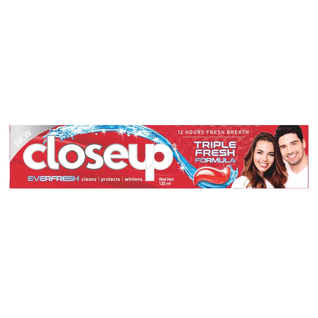 Close Up Triple Fresh Gel Toothpaste Red Hot Flavor 120ml