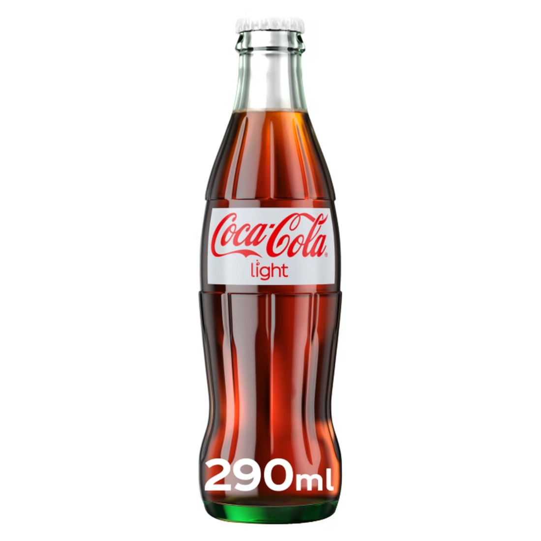 Coca-Cola Light Carbonated Soft Drink Glass Bottle 290ml