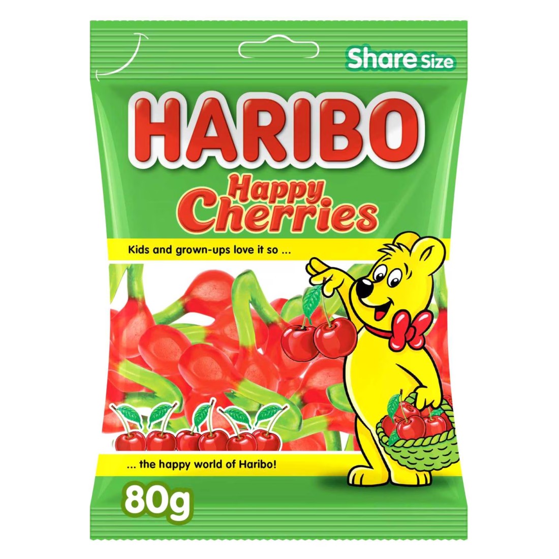 Haribo Happy Cherries Candy, 80g