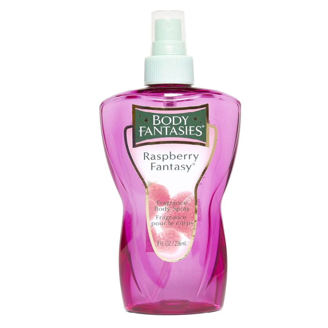 Body Fantasies Raspberry Fantasy Fragrance Body Spray 236ml Pink