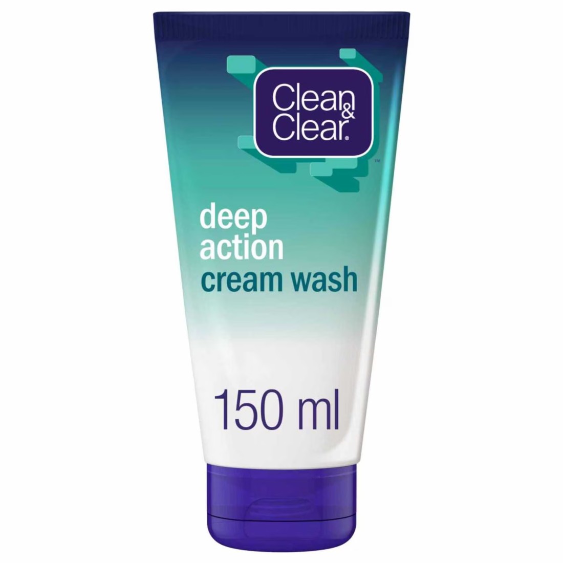 Clean and Clear Face Cream Wash Deep Action 150ml