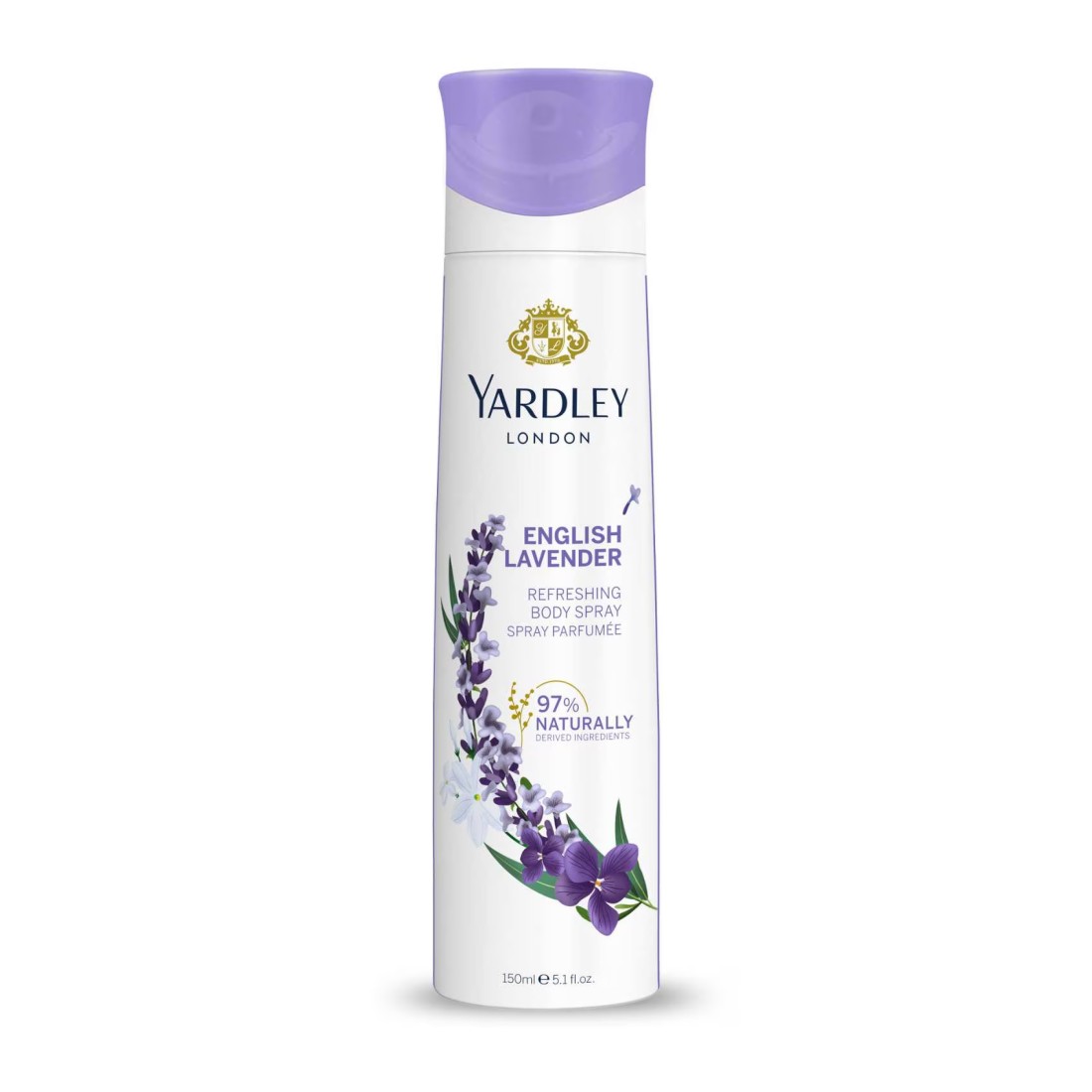 Yardley London English Lavender Refreshing Body Spray Clear 150ml