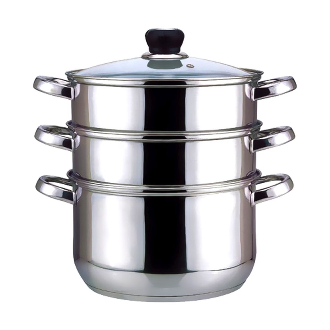Wilson 3-Tier Stainless Steel Steamer Silver 26cm