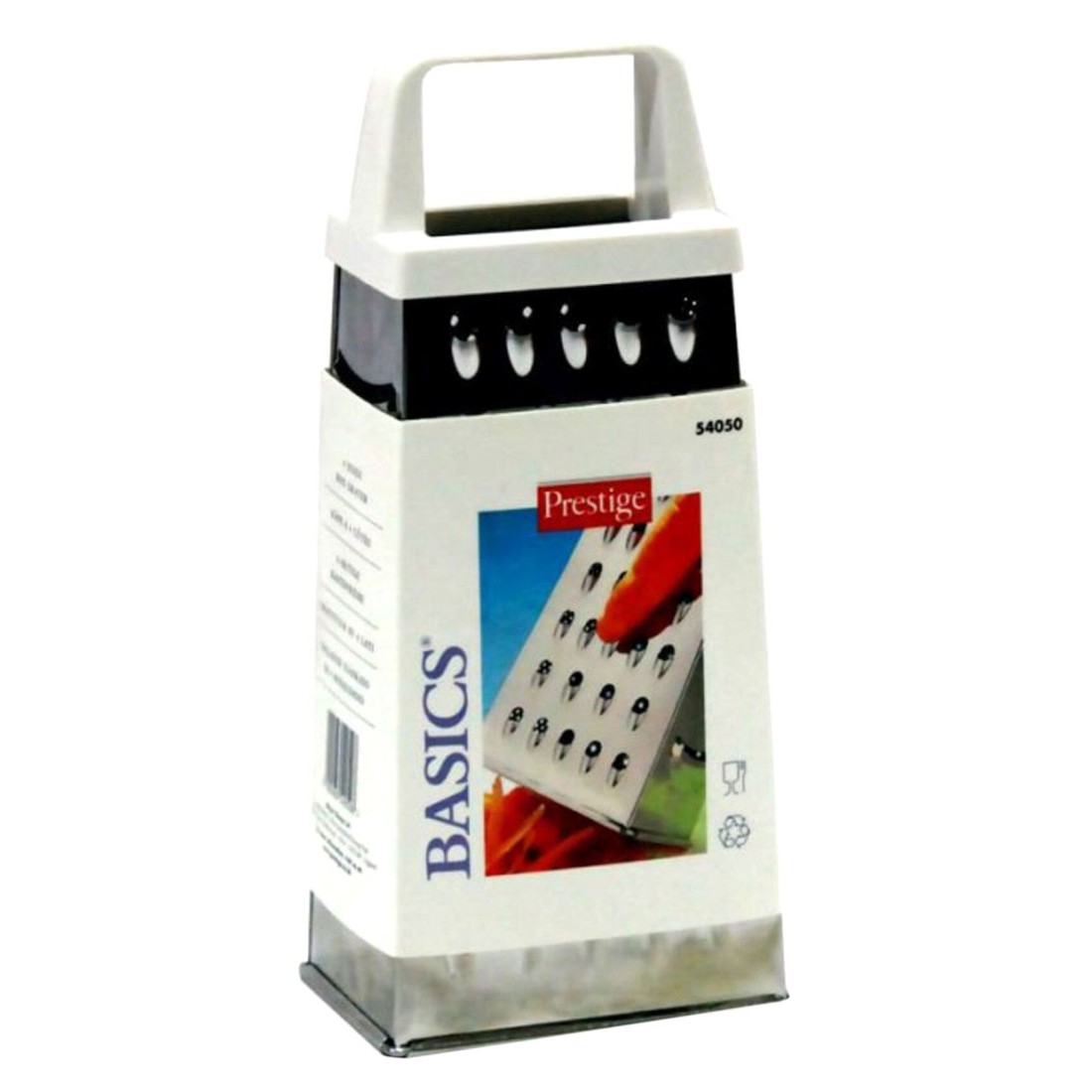 Prestige 4 Ways Box Grater PR54050 Silver And White