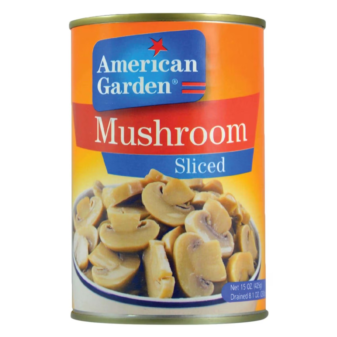 American Garden Sliced Mushroom, 425g