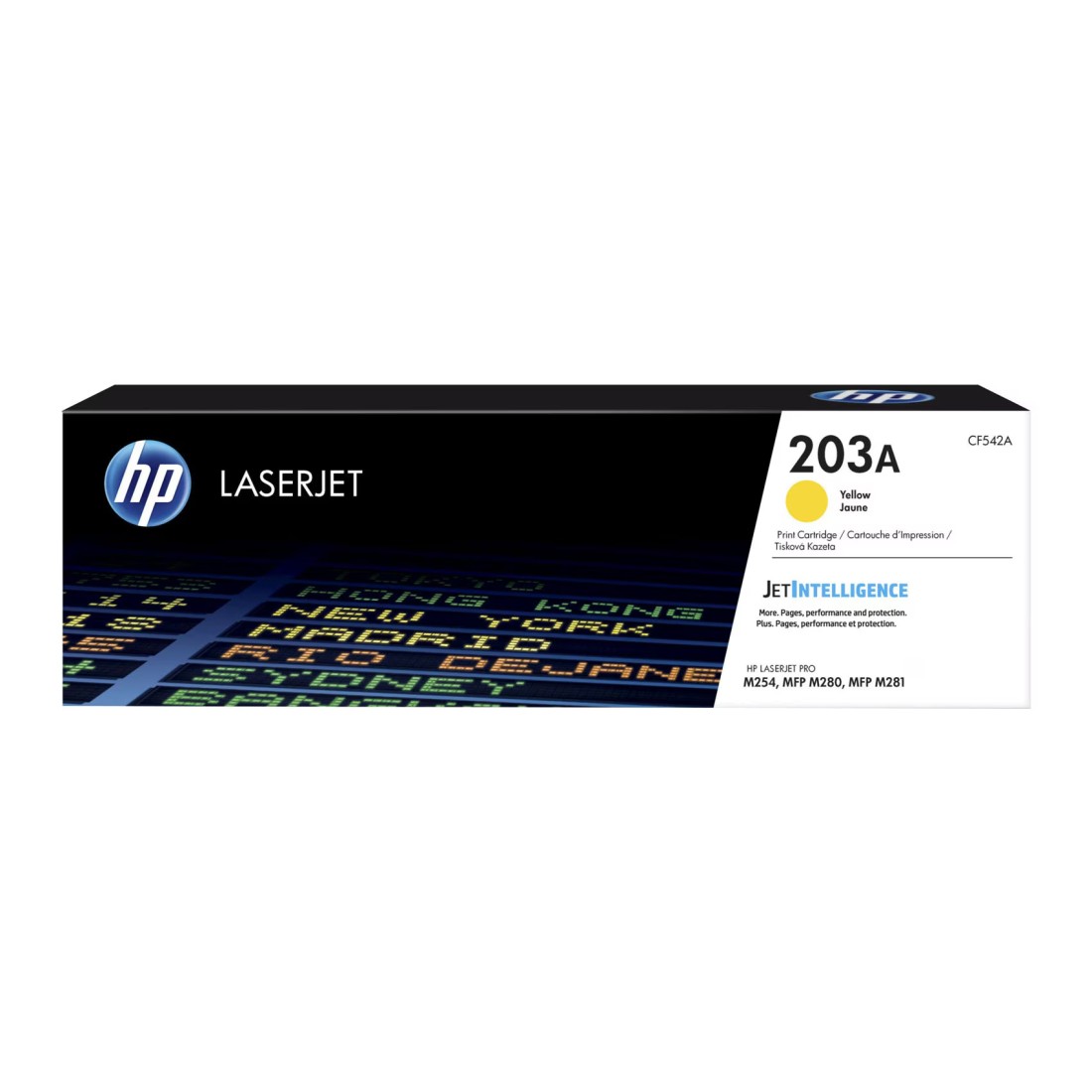 إتش بي 203A ليزر جيت خرطوشة حبر أصلية CF542A - أصفر